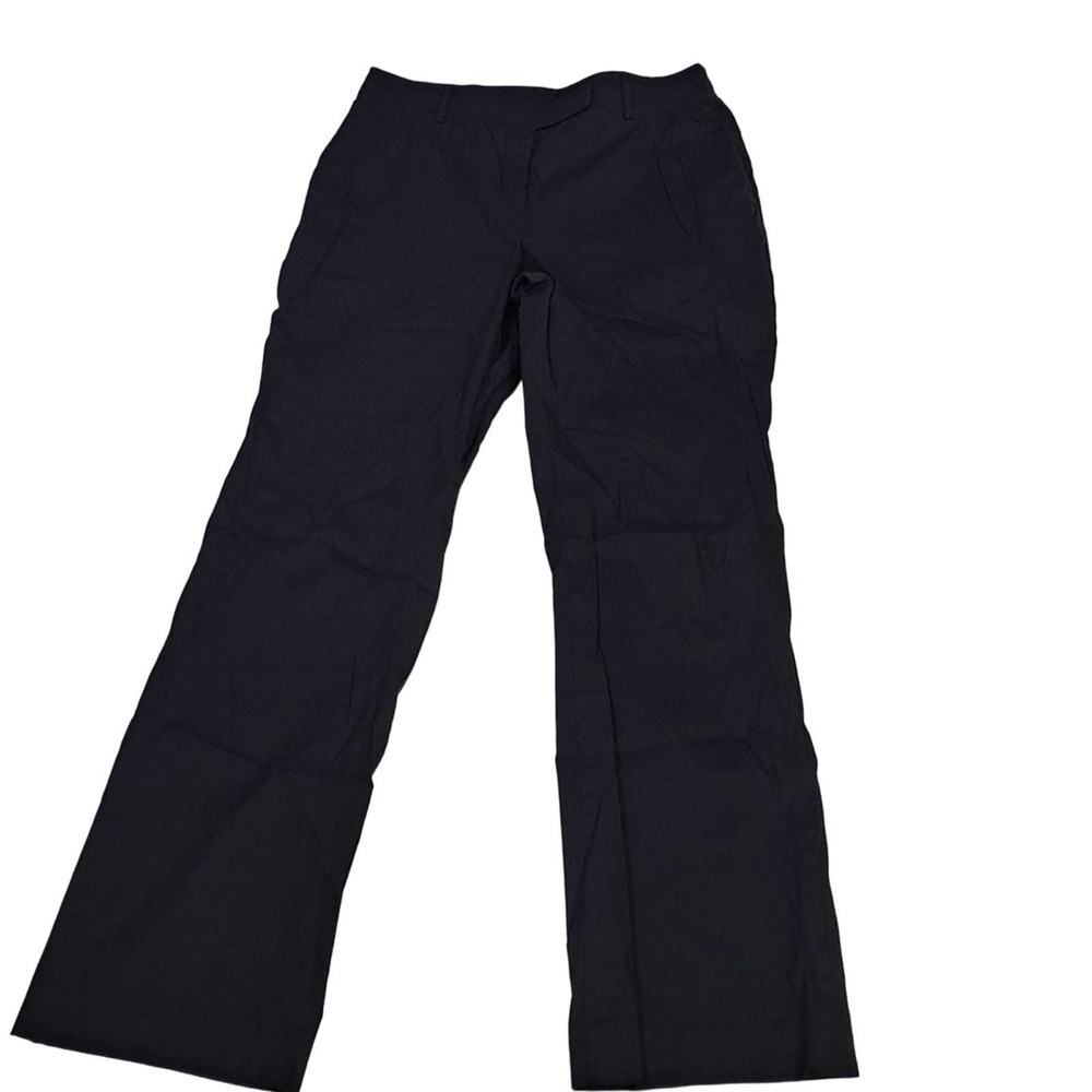AKRIS Punto black Cotton Blend  dress pants Sz L/XL  32x35